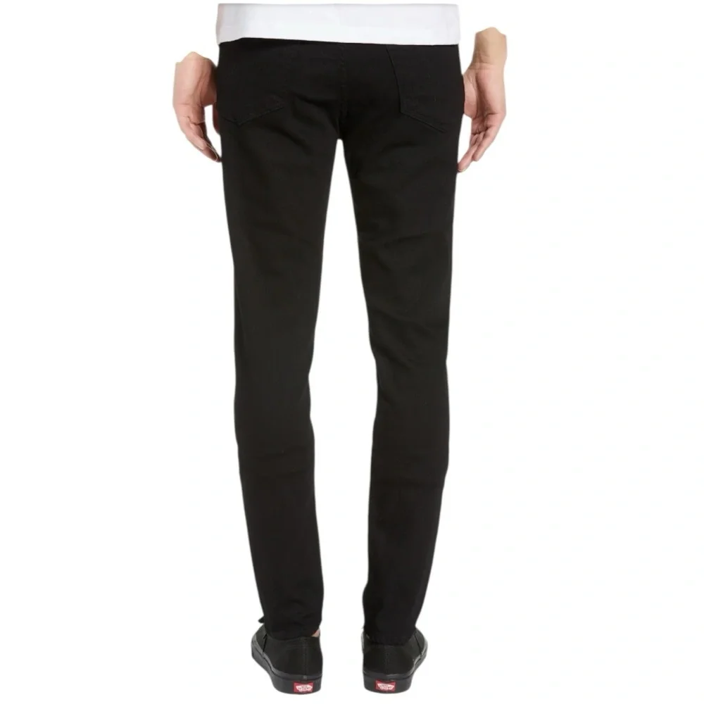 NWT’S Frame Jagger Mid- Rise True Skinny Fit Black Jeans SZ 38 (Fast Shipping)